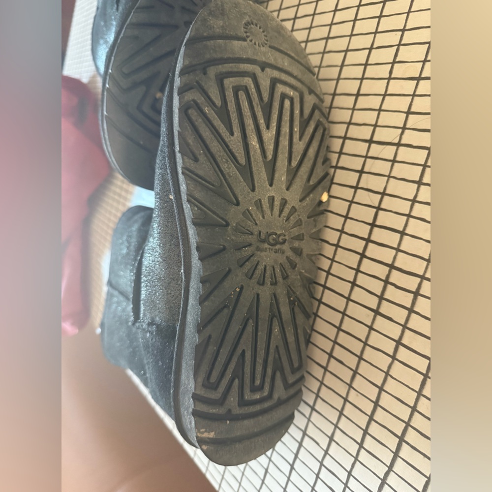 Ugg Euc Black Boots Shimmer Outer Layer Women Siz… - image 5